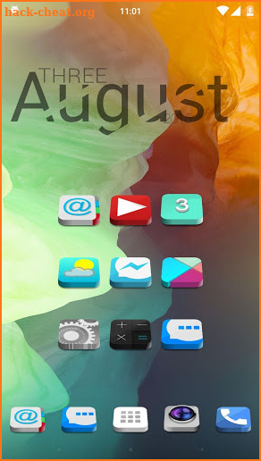 3D 3D - icon pack Theme HD screenshot