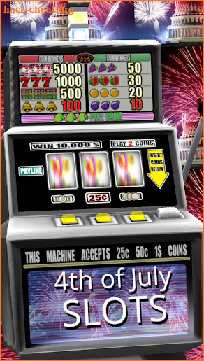 3D 4th of July Slots - Free screenshot