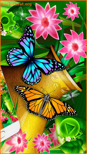 3D Butterfly Parallax Theme🦋 screenshot