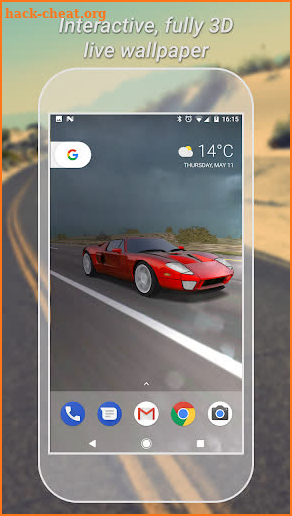 3D Car Live Wallpaper Free screenshot