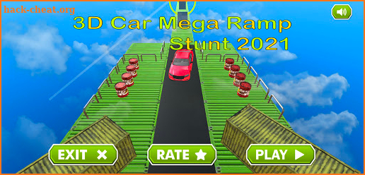 3D Car Mega Ramp Stunt 2021 screenshot