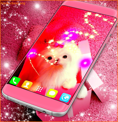 3D Cute Dog Live Wallpaper screenshot