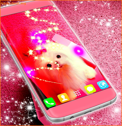 3D Cute Dog Live Wallpaper screenshot