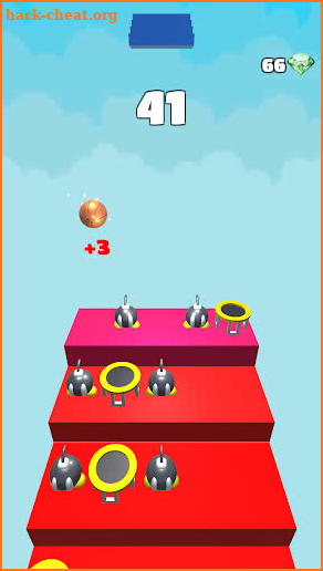 3D Dunk Stairs - Trampoline Hoop Basket Ball screenshot