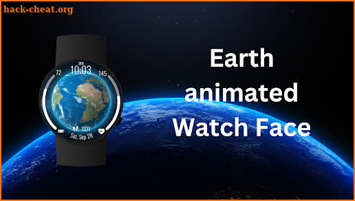 3D EARTH Watch Face screenshot