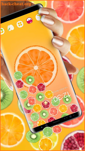 3D Fruits Gravity Theme screenshot