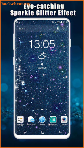 3D Glitter Live Wallpaper screenshot