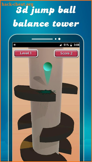 3d Helix Jump Ball – Tower Balance Game screenshot