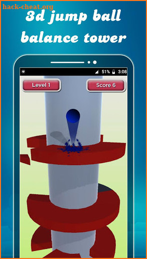 3d Helix Jump Ball – Tower Balance Game screenshot