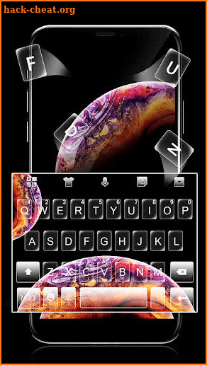 3D Keyboard for Phone XS screenshot