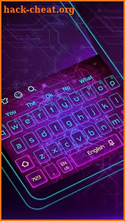 3D Laser Keyboard Yheme screenshot