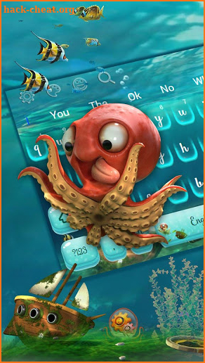 3d Octopus keyboard screenshot