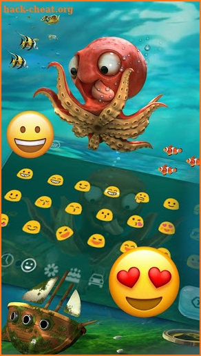 3d Octopus keyboard screenshot