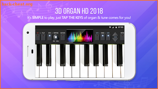 3D ORG - Org Keyboard Music, 3D Piano screenshot