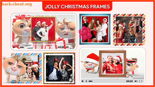 3D photo frames – Munkys Show greeting cards screenshot