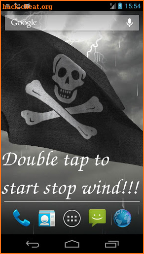 3D Pirate Flag Live Wallpaper screenshot