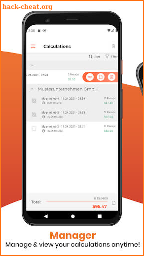 3D Print Cost Calculator screenshot