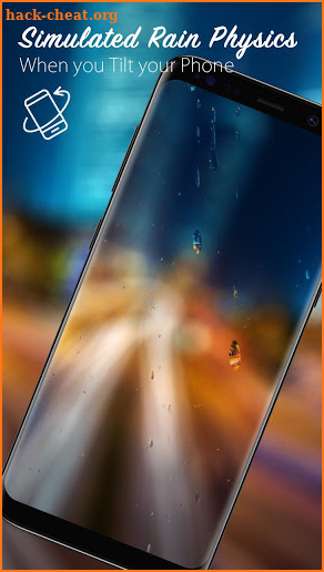 3D Rainy City Live Wallpaper screenshot