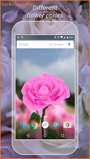 3D Rose Live Wallpaper screenshot