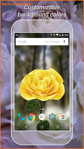 3D Rose Live Wallpaper screenshot