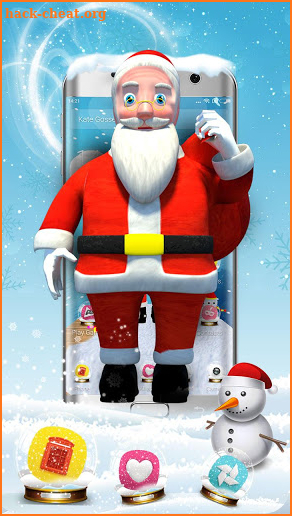 3D Santa Christmas Launcher screenshot