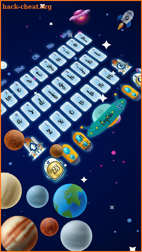 3D Spaceman👨‍🚀 Galaxy Gravity Keyboard Theme🚀 screenshot