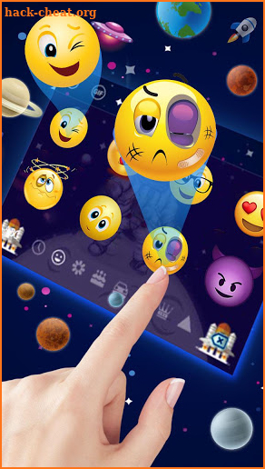 3D Spaceman👨‍🚀 Galaxy Gravity Keyboard Theme🚀 screenshot