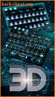 3D Tech Hologram Keyboard screenshot