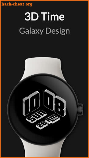 3D Time Watch Face screenshot