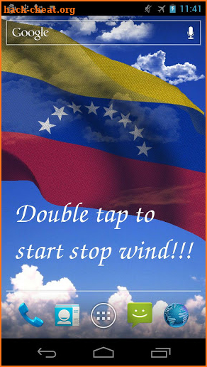 3D Venezuela Flag Live Wallpaper screenshot