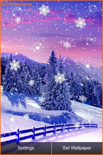 3D Winter Live Wallpaper screenshot