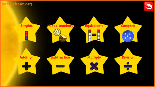 3rd 4th Grade Fractions Games screenshot