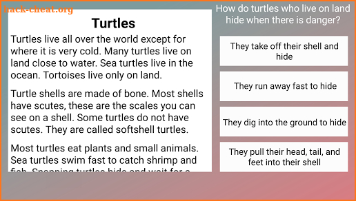 3rd Grade Reading Challenge screenshot