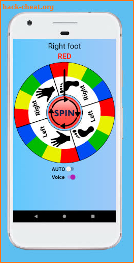 4-color automatic spinner screenshot