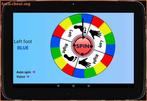 4-color automatic spinner screenshot