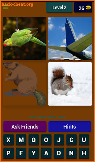 4 pics 1 word puzzle screenshot