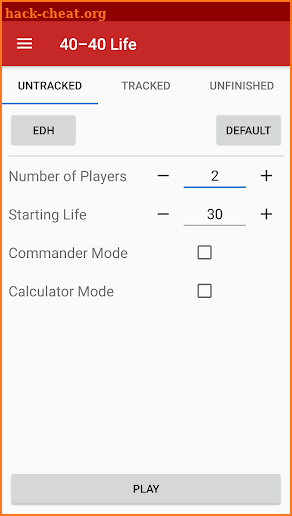 40-40 - MTG Life Counter screenshot