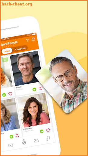 40+ Dating Mature Singles, Senior Meet & Chat app screenshot