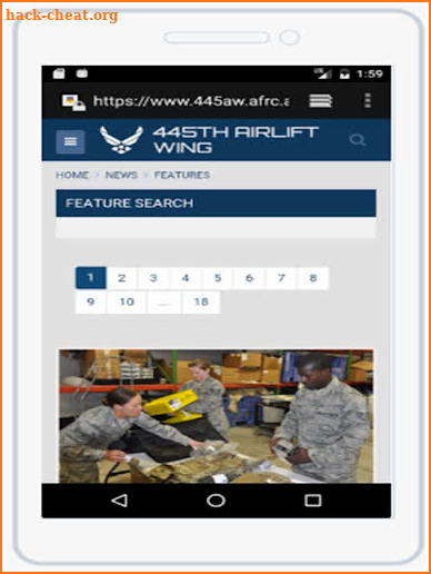 445th Airlift Wing screenshot