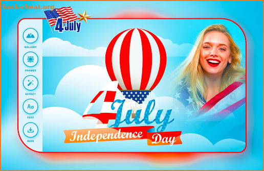 4th July Photo Frame screenshot