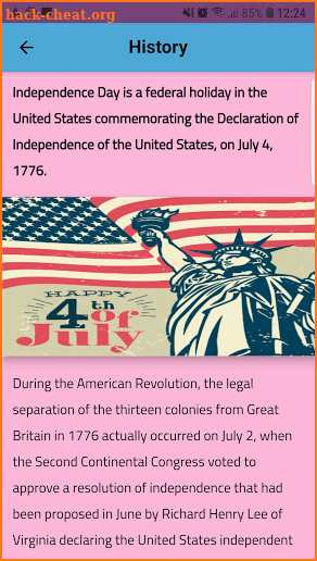 4th of July 2021 screenshot