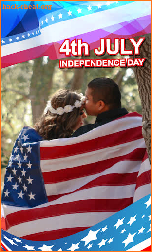 4th of July Independence Day Wishes Photo Frame screenshot