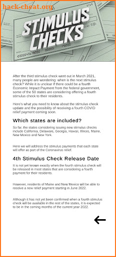 4th stimulus check 2022 update screenshot