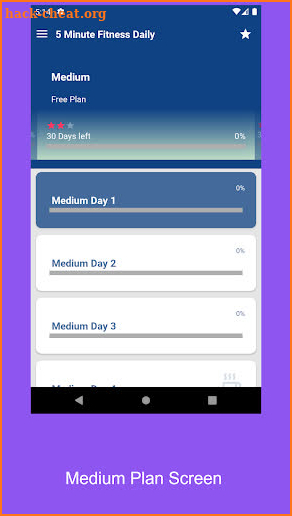 5 Minute Fitness Daily screenshot