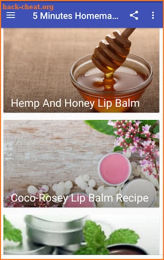 5 Minutes Homemade Lip Balms screenshot