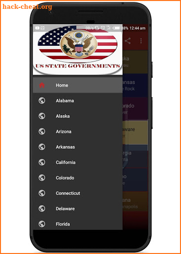 50 State Governments Of USA screenshot