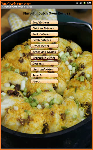 500 Dutch Oven Recipes screenshot