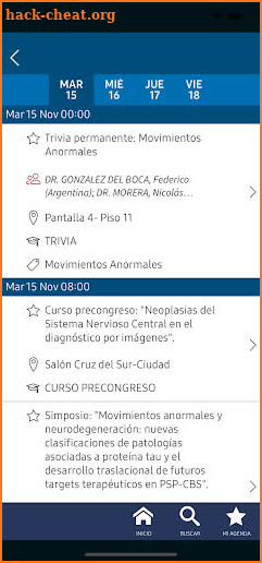 59 Congreso Neurología screenshot