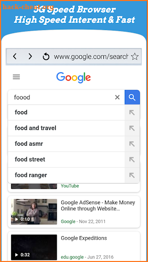 5G Internet Browser: Light & Fast - Speed Browser screenshot