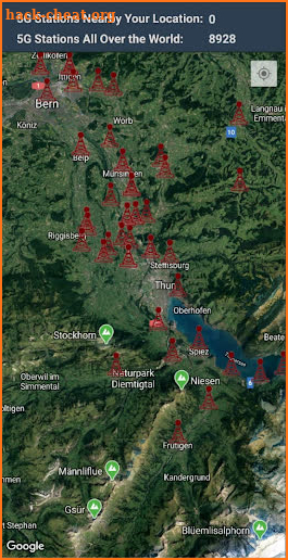 5G Map screenshot